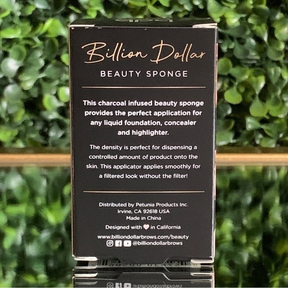 Charcoal Infused Sponge Beauty Blender | NEW | Billion Dollar Beauty BDB - Picture 4 of 7